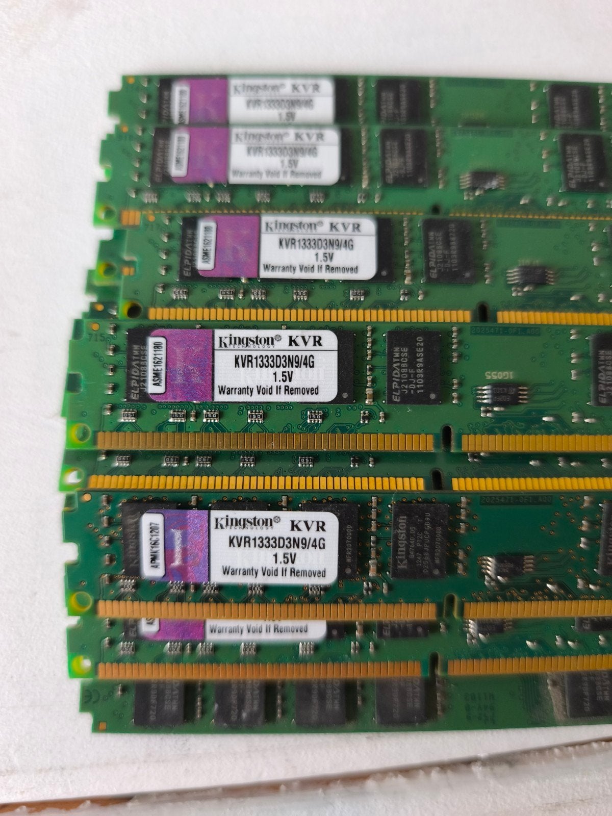Kingston KVR DDR3 RAM 4GB Geheugenmodules, Computers en Software, Gebruikt, Server, DDR3, Ophalen of Verzenden