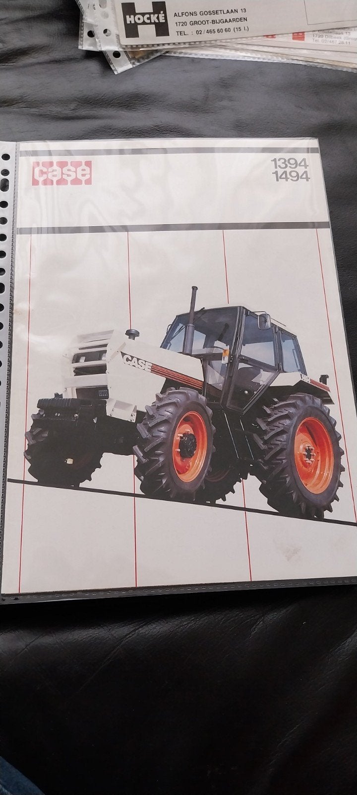 Case 1394 trekker folder traktor brochure, Ophalen of Verzenden