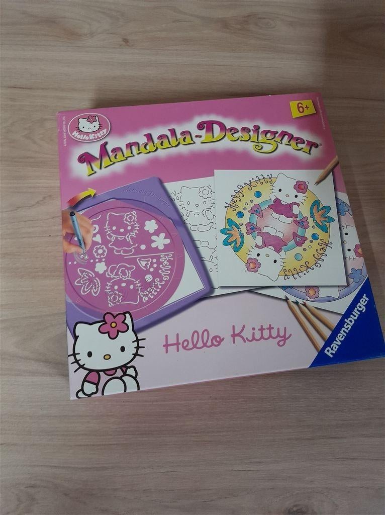 Mandala designer hello kitty - s1705, Hobby en Vrije tijd, Gezelschapsspellen | Bordspellen, Verzenden, Zo goed als nieuw