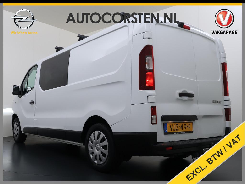 Renault Trafic 2.0 dCi 120 T29 L2H1 Dubbele Cabine Trekhaak, Auto's, Bestelauto's, Voorwielaandrijving, Stof, Gebruikt, 4 cilinders