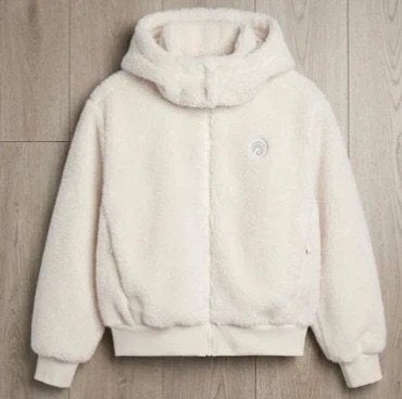 Oceans Apart Aimy Witte teddy jas met capuchon - maat S, Kleding | Dames, Verzenden, Wit, Nieuw, Onbekend