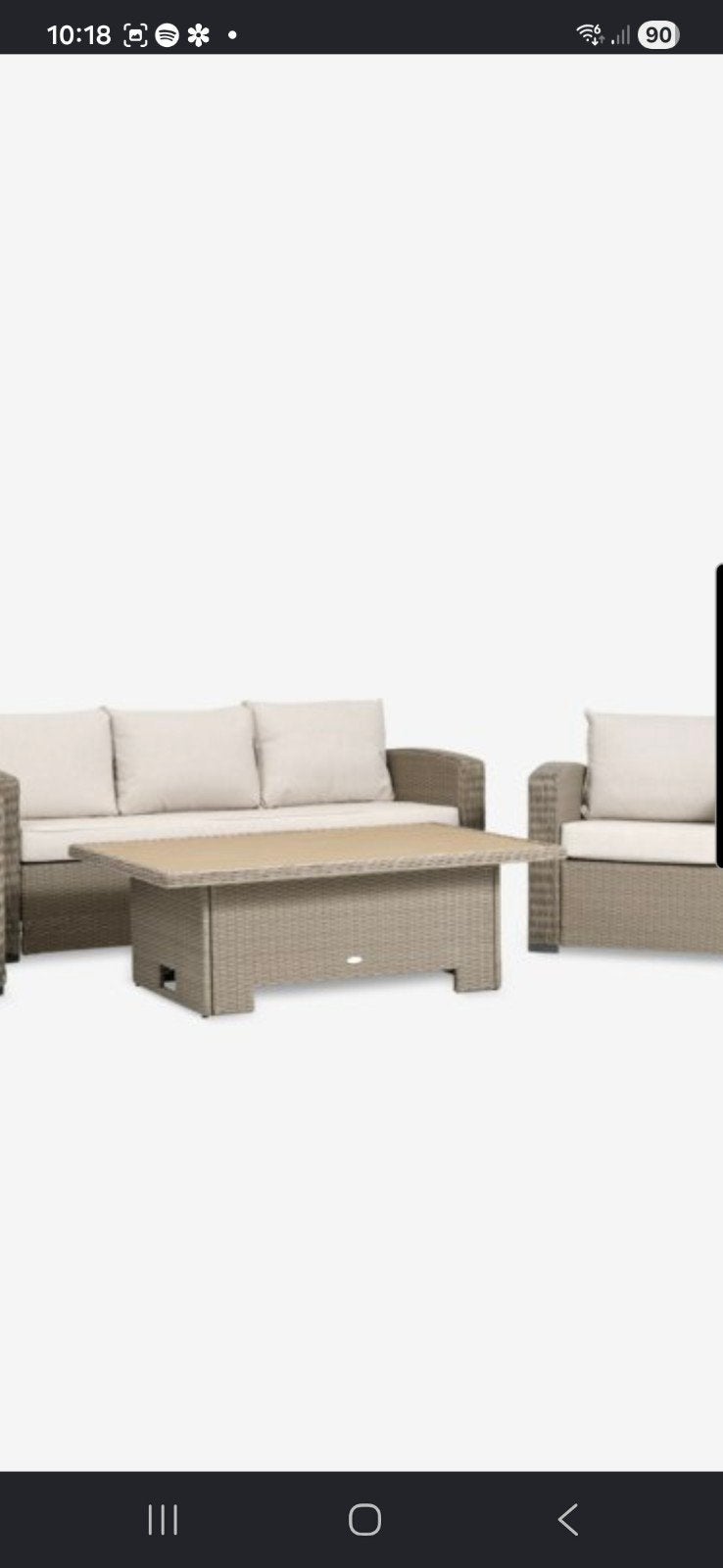 Salontafel tuin, Tuin en Terras, Tuinsets en Loungesets, Ophalen, Nieuw, Rotan