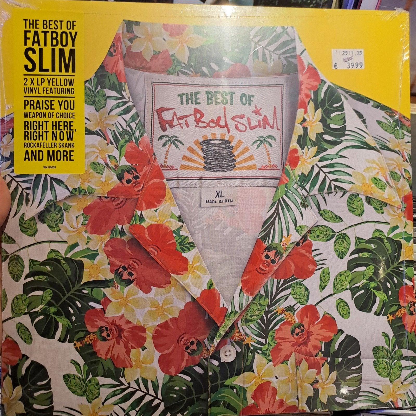 LP Fatboy Slim The Best Of Fatboy Slim Yellow Vinyl NEW, Verzenden, Nieuw in verpakking, 12 inch