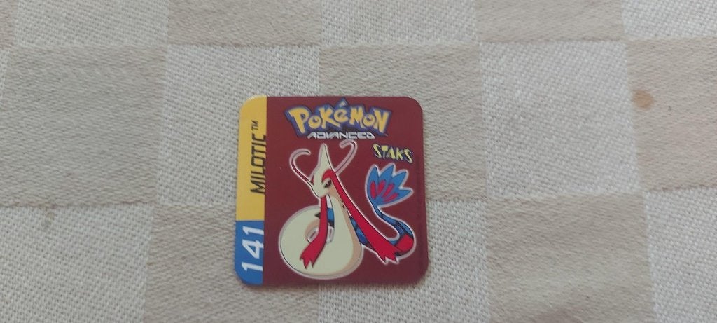 magneet speelgoed pokemon panini staks Milotic uit 2003, Ophalen of Verzenden, Nieuw, Overige merken