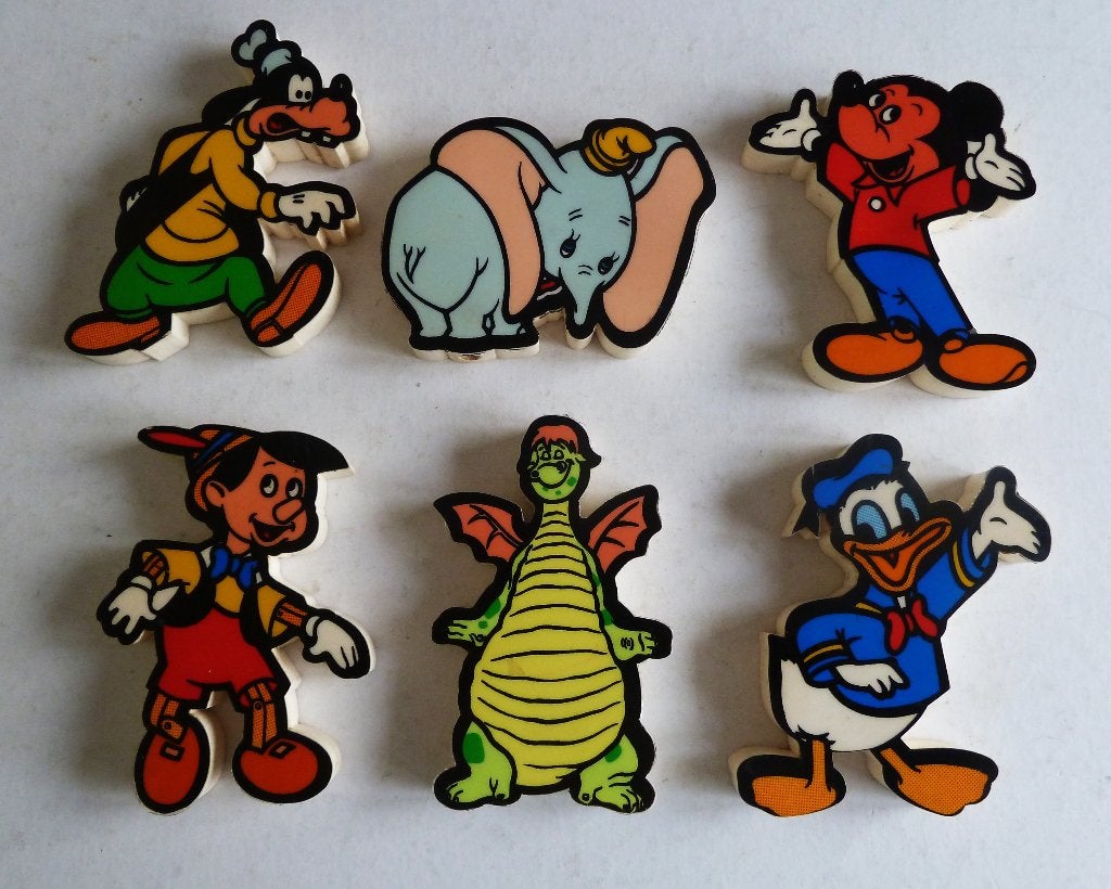 6 Playcraft piepfiguren jaren 70 Made in Great Britain, Verzamelen, Disney, Ophalen of Verzenden, Overige figuren, Gebruikt, Beeldje of Figuurtje