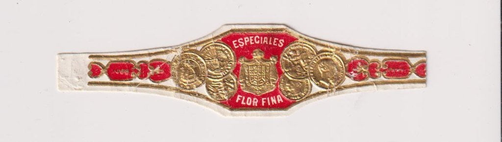 sigarenbanden - ESPECIALES FLOR FINA, Verzamelen, Rookartikelen, Aanstekers en Luciferdoosjes, Ophalen of Verzenden, Zo goed als nieuw
