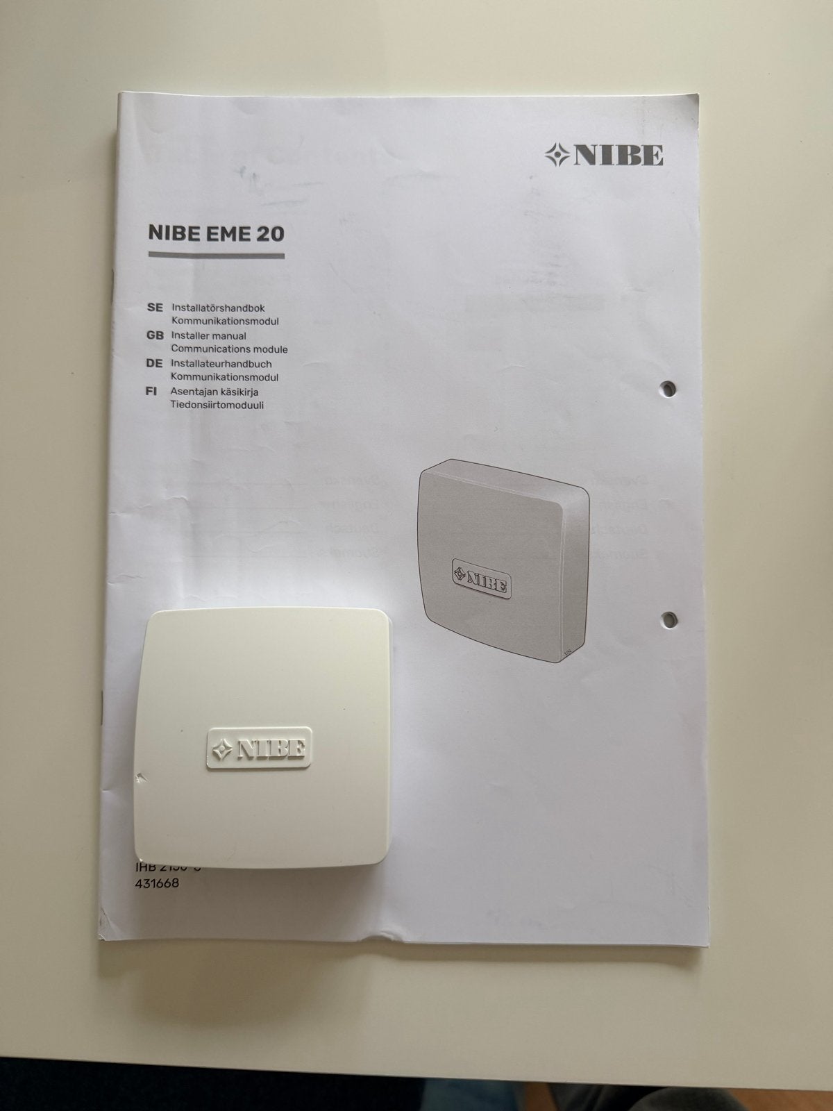 NIBE EME 20 Communicatiemodule, Ophalen of Verzenden, Zo goed als nieuw, Overige merken, Overige typen