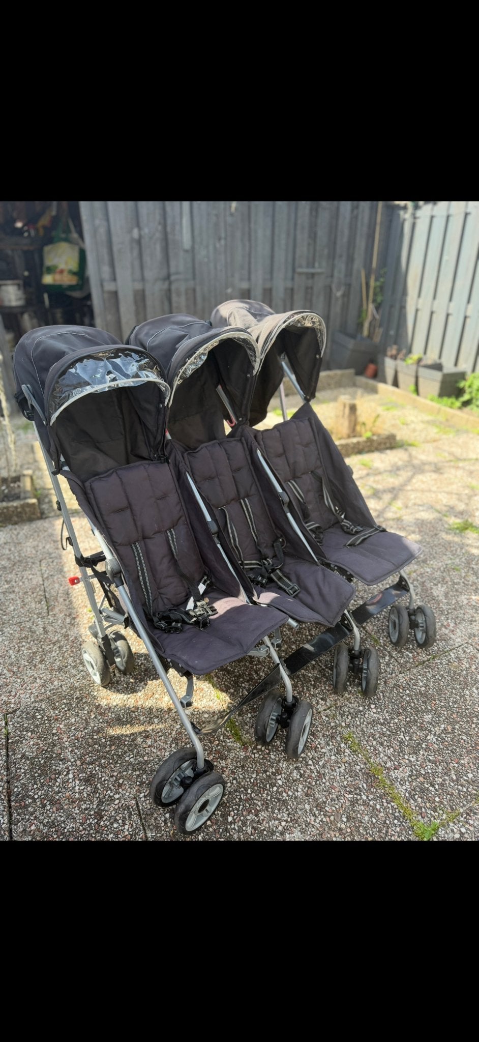 Kinderwagen drieling, Ophalen of Verzenden, Gebruikt, Overige merken, Duomodel