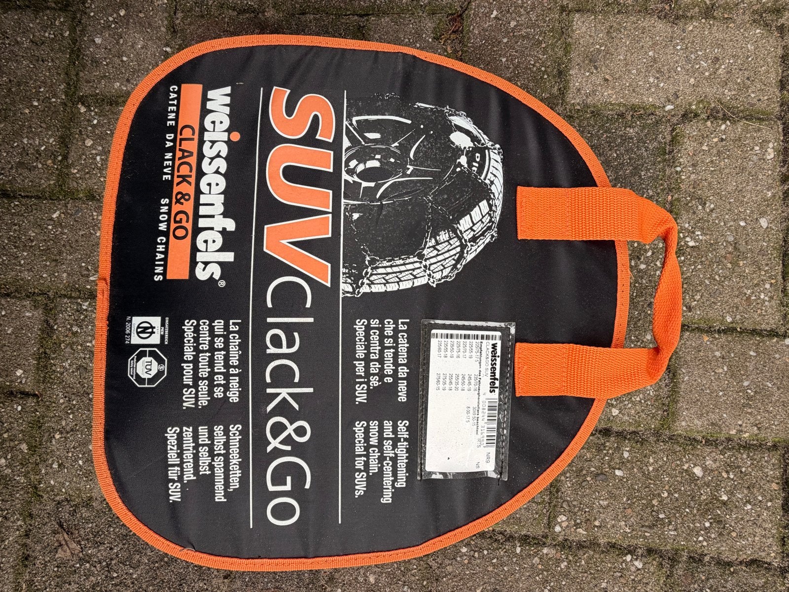 Weissenfels SUV Clack & Go sneeuwkettingen, Auto diversen, Ophalen, Nieuw