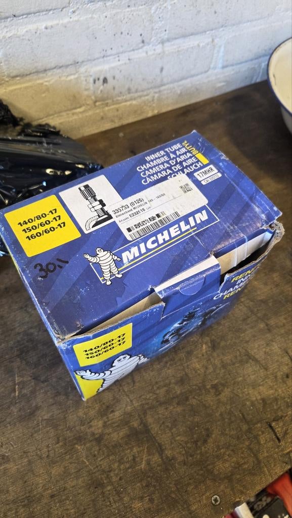 Nieuwe Michelin binnenband supermoto supermotard band, Motoren, Ophalen of Verzenden, Nieuw