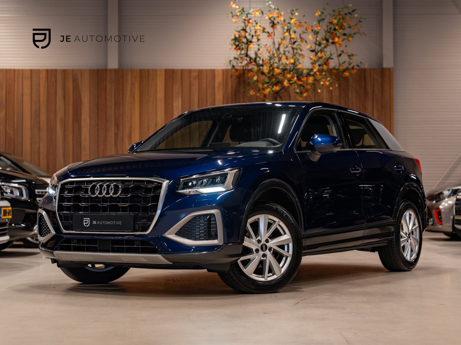 Audi Q2 30 TFSI Pro Line, Navi, Cruise, Clima, PDC, Electris, Voorwielaandrijving, Stof, Gebruikt, Blauw
