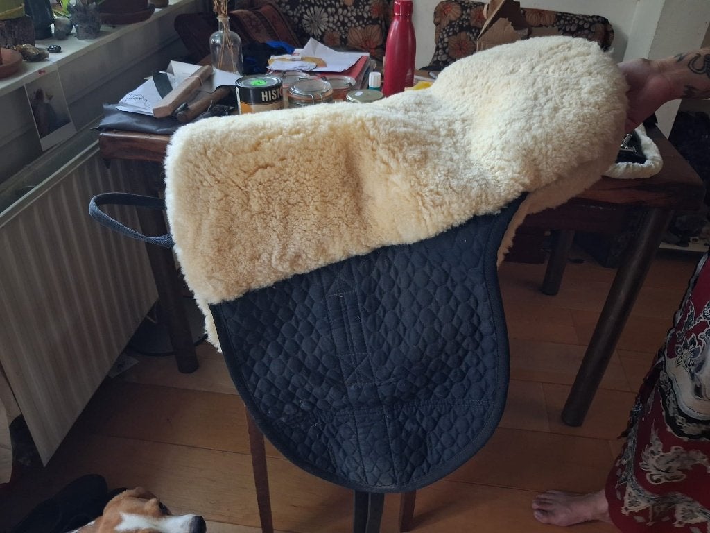 christ lammfelle - Bareback pad en singel met schapenvacht, Dieren en Toebehoren, Paarden en Pony's | Dekens en Dekjes, Ophalen