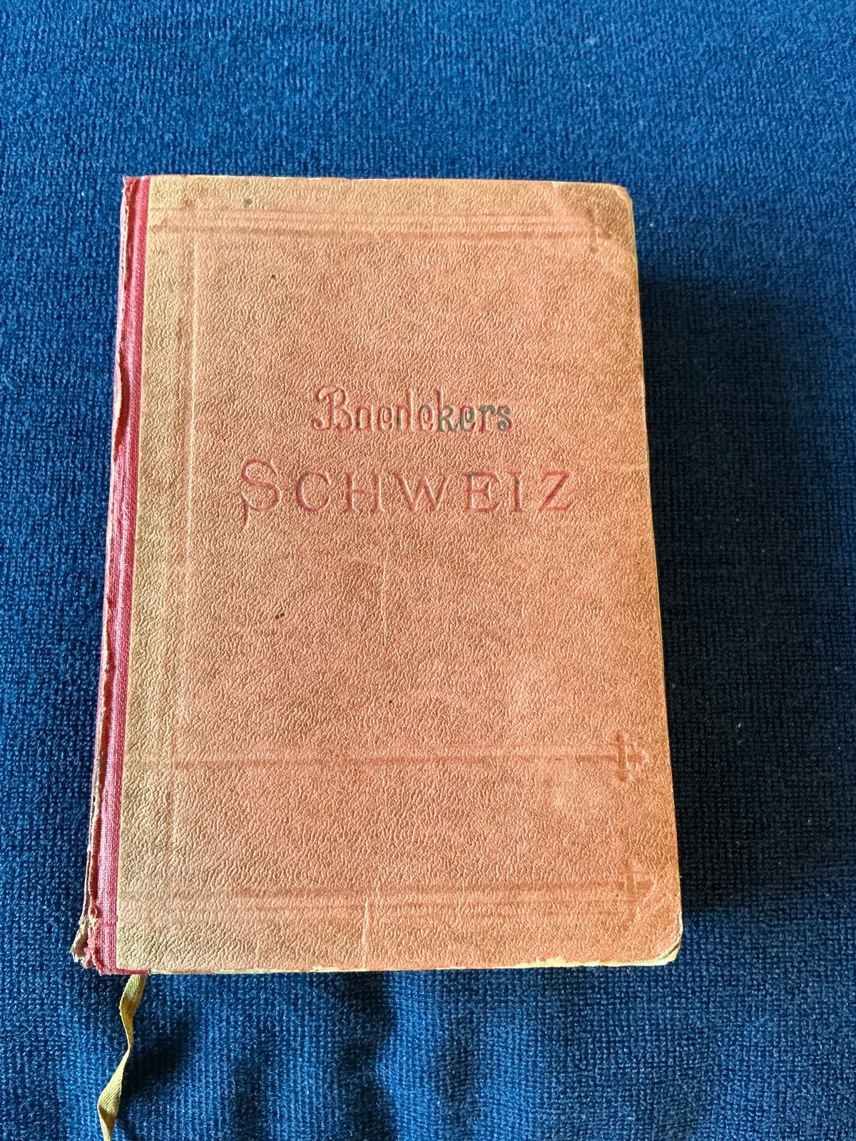 Baedeker's Schweiz - Handboek voor Reizende (1920), Europa, Ophalen of Verzenden, Reisgids of -boek, Gelezen