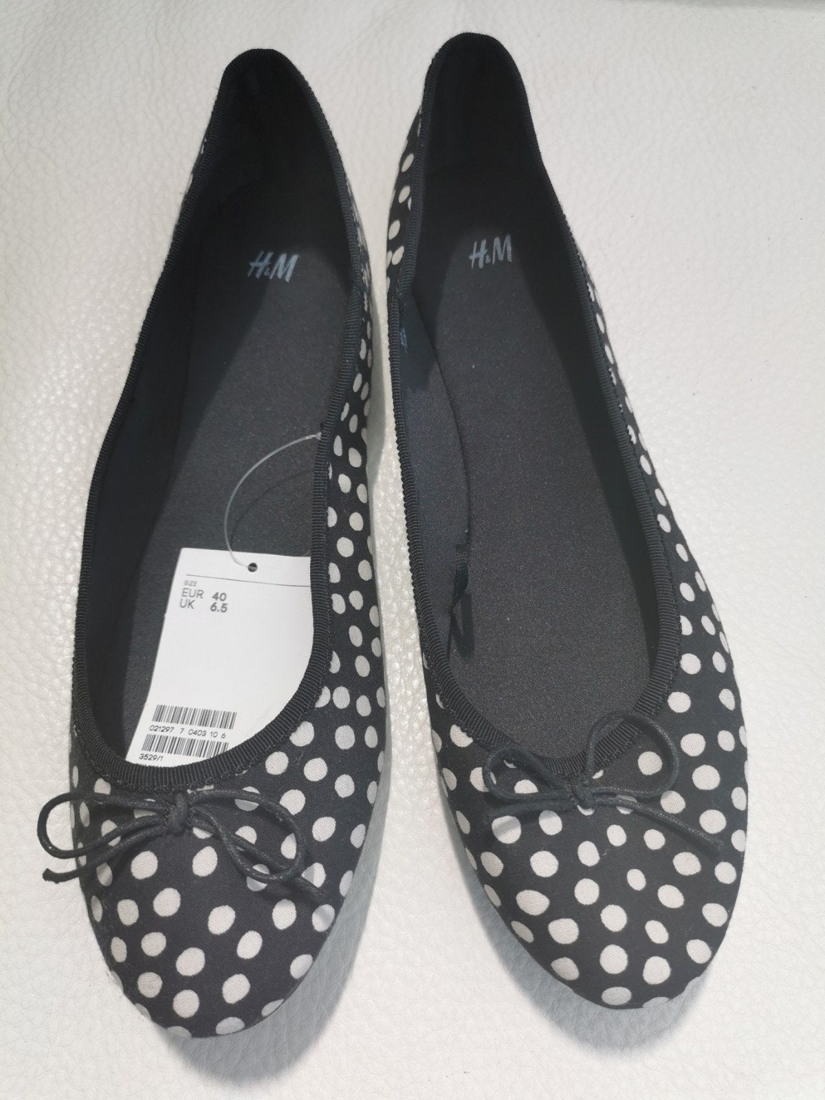 H&M ballerina's mt. 39, H&M, Verzenden, Zwart, Nieuw
