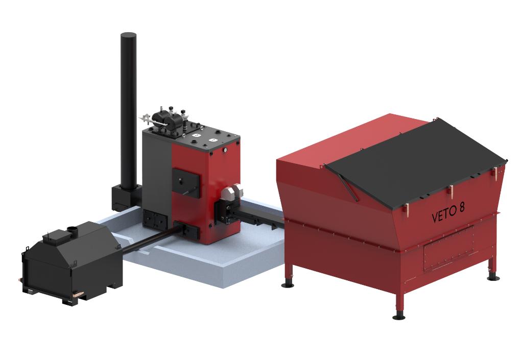 Veto Biomassa‑Ketels – Industriële Kracht, 30 tot 80 cm, Cv-ketel of Combi-ketel, Nieuw, Minder dan 60 cm