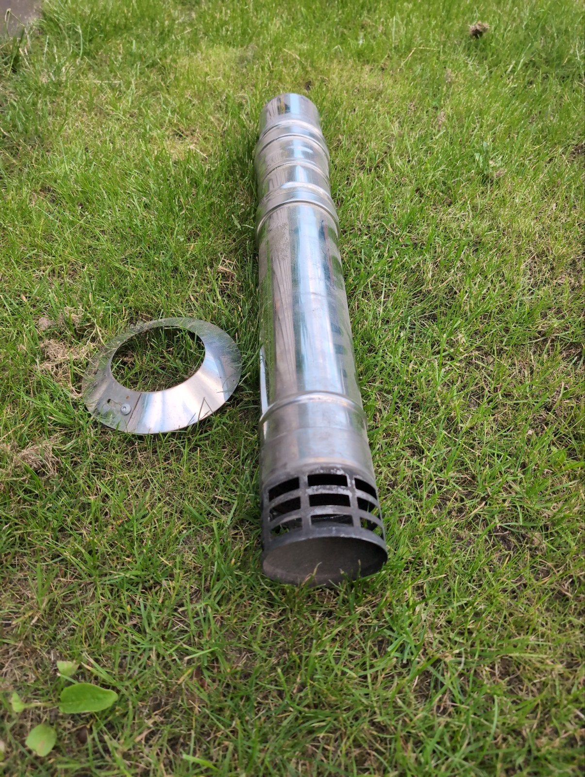 Muurdoorvoer pelletkachel 80mm rvs, Ophalen