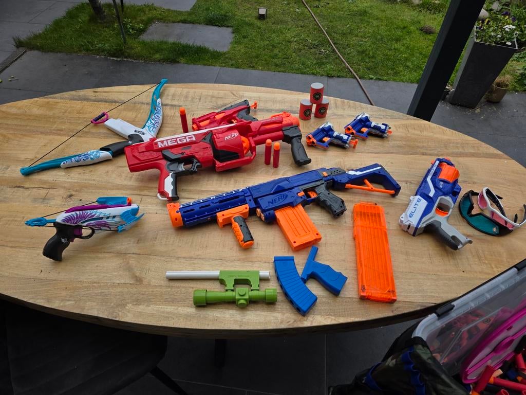 Grote Nerf Blaster Collectie - Diverse Modellen, Ophalen of Verzenden, Gebruikt, Jongen of Meisje