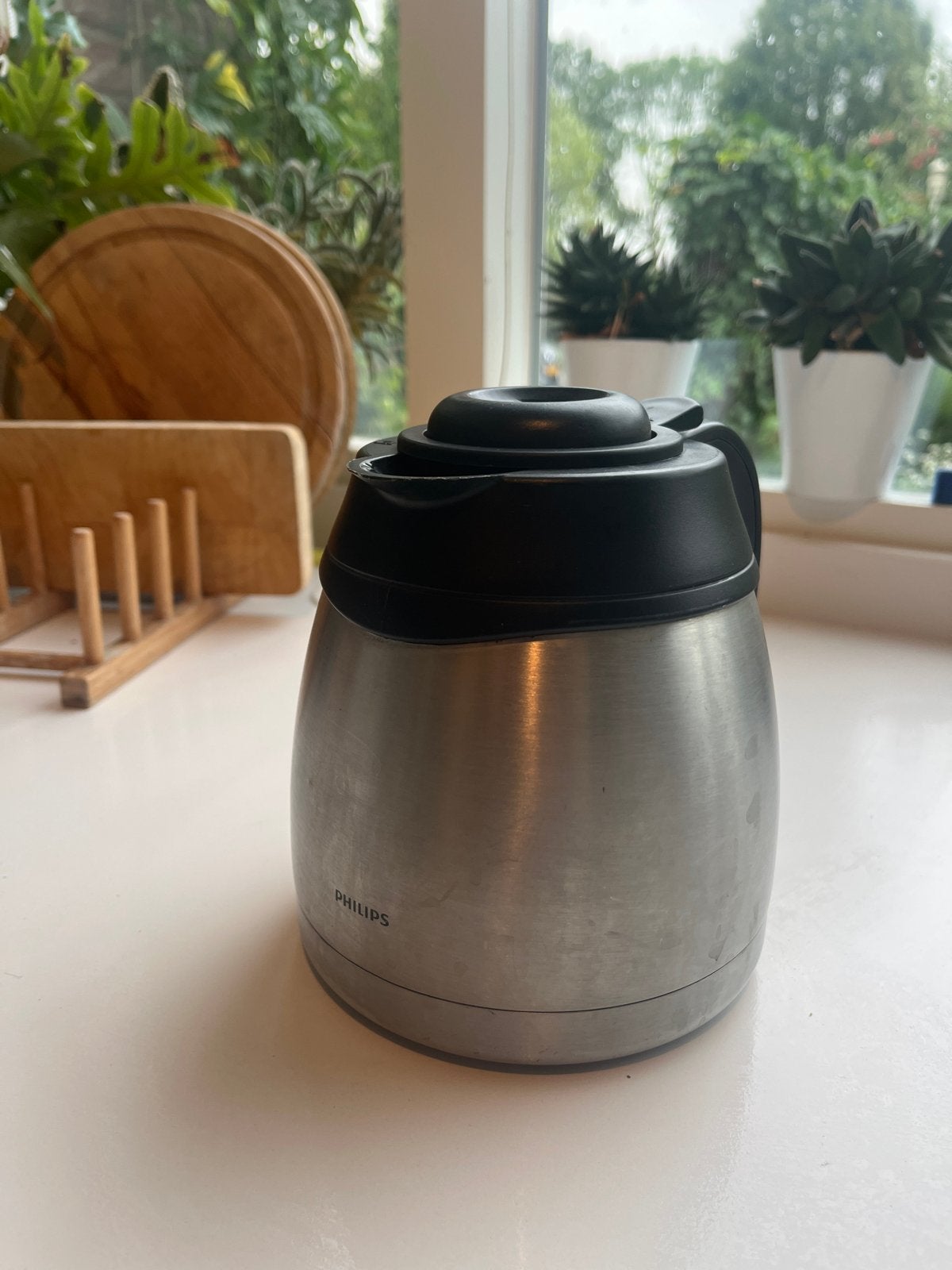 Philips Gaia Thermoskan CP9209/01 (incl. deksel), Witgoed en Apparatuur, Koffiezetapparaten, 10 kopjes of meer, Ophalen of Verzenden