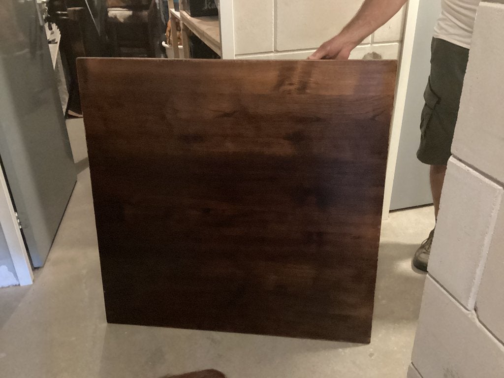 Houten tafel, Ophalen, Gebruikt, 50 tot 100 cm, 50 tot 100 cm