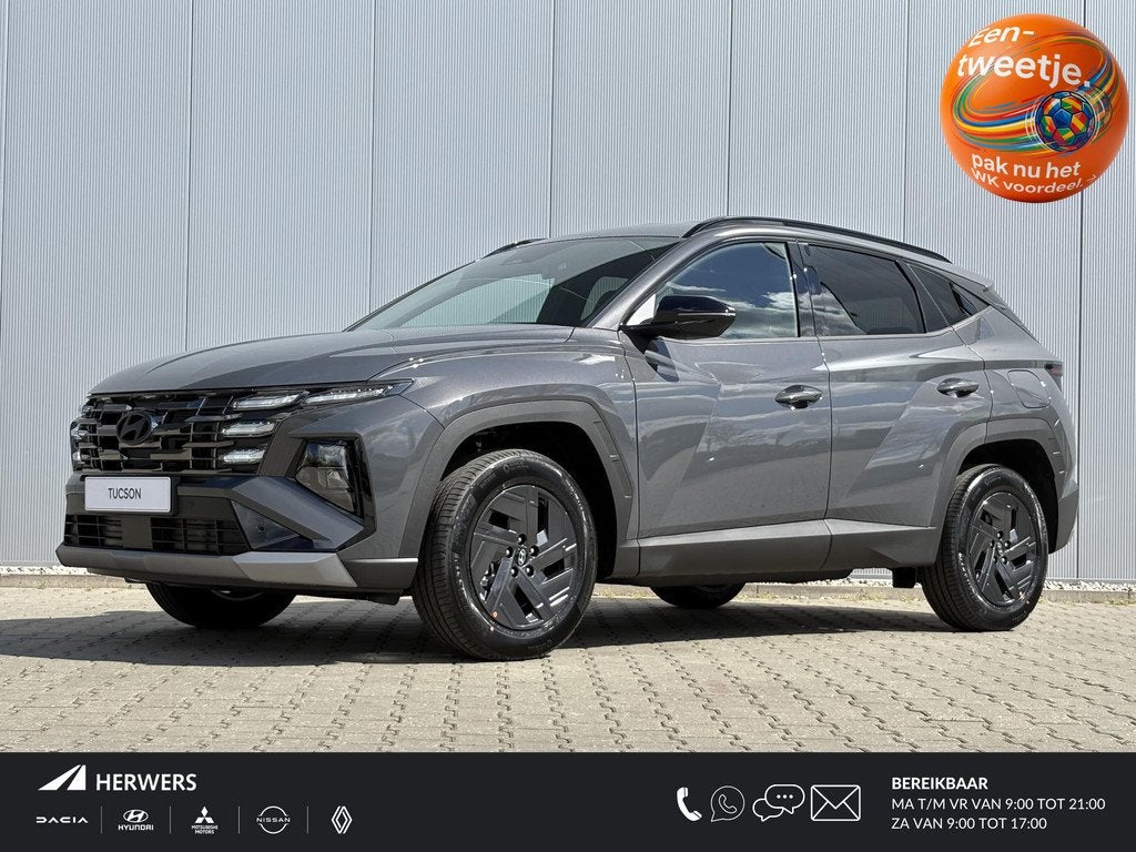 Hyundai Tucson 1.6 T-GDI HEV Pure Edition / € 41890,- Rijk, 238 pk, Euro 6, 4 cilinders, Leder en Stof