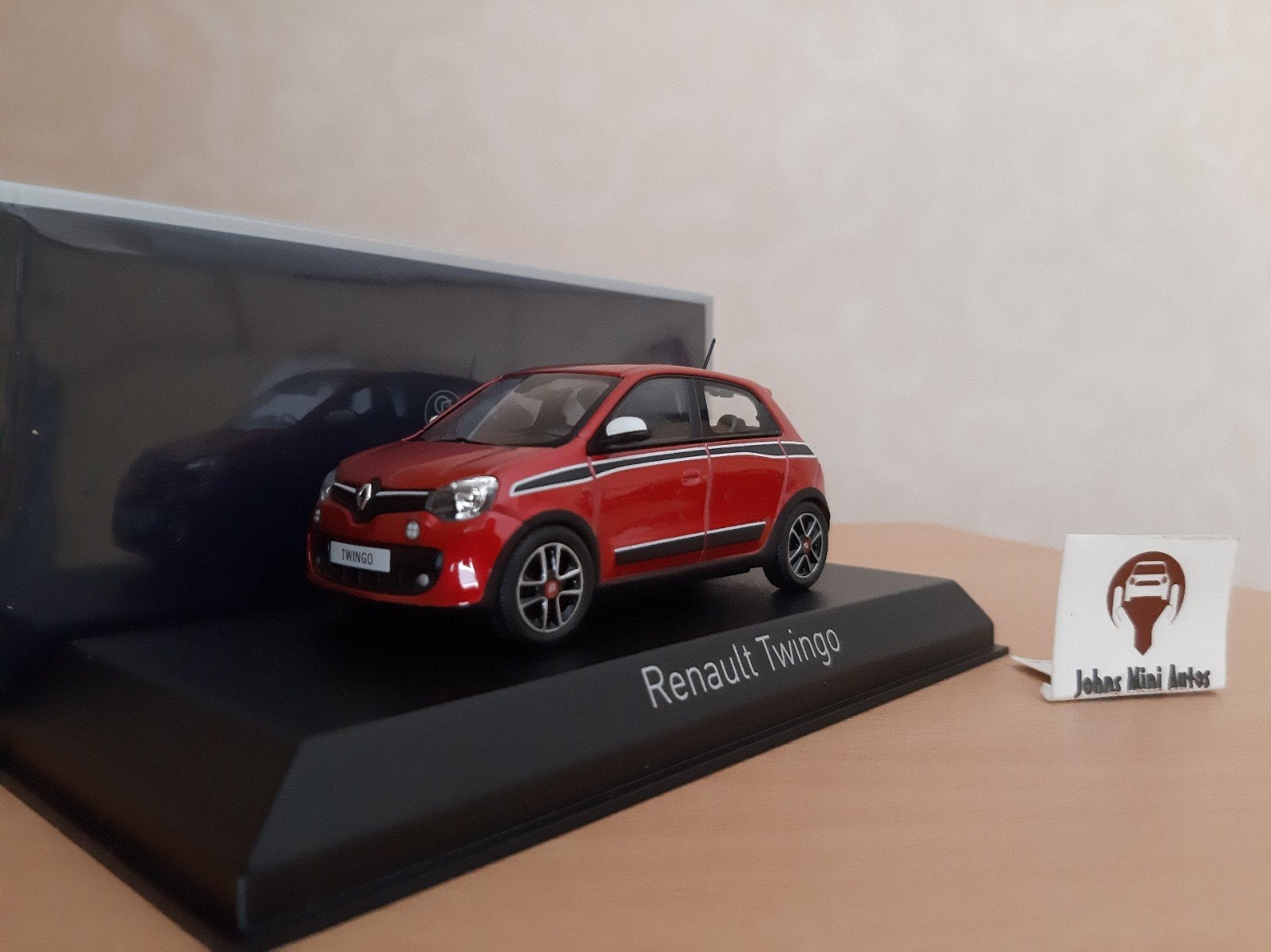 Renault Twingo Sportpack Flame Red van Norev 1:43, Auto, Norev, Ophalen of Verzenden, Norev