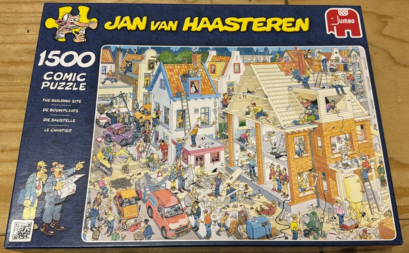 Jan van Haasteren (De Bouwplaats), Ophalen, 500 t/m 1500 stukjes, Zo goed als nieuw