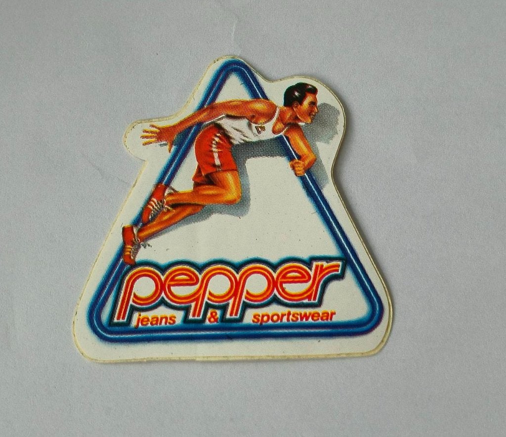 Stickertje Pepper Jeans & Sportswear, Ophalen of Verzenden, Zo goed als nieuw, Merk