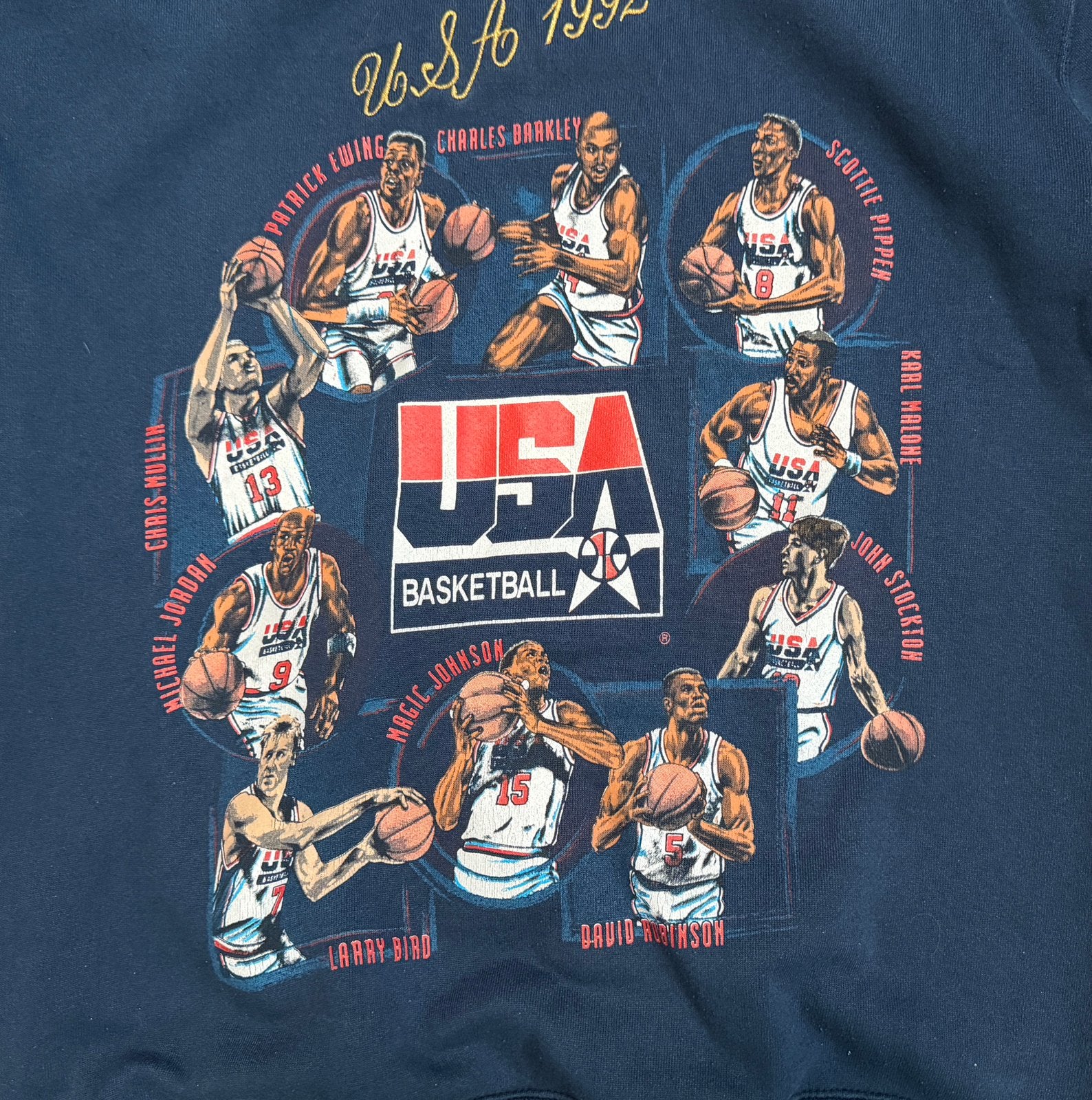 ZELDZAAM 1992 Dream Team graphic trui basketball heren M L, Ophalen of Verzenden, Kleding