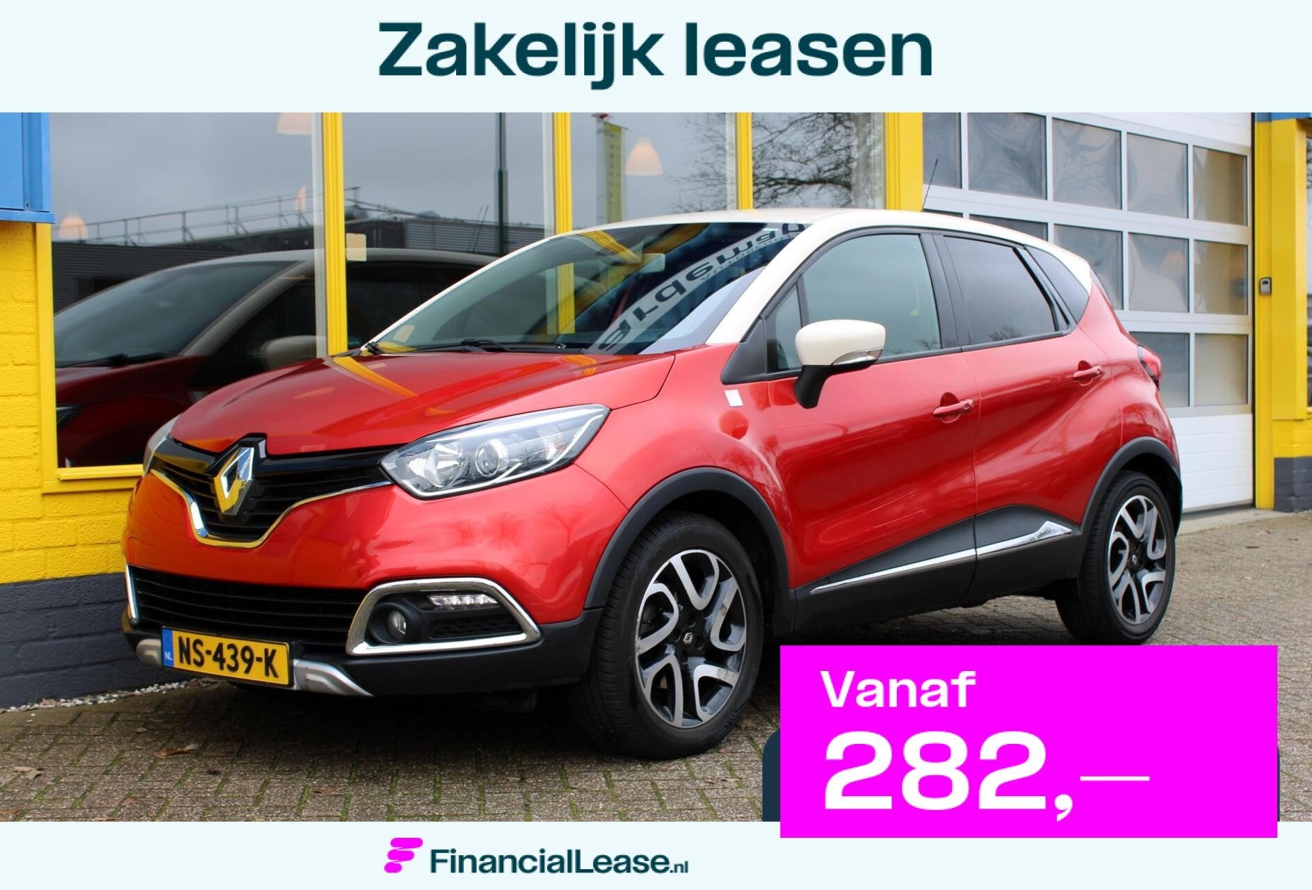 Renault Captur 1.2 TCe Helly Hansen Navi Clima, Euro 5, 4 cilinders, Met garantie (alle), Leder en Stof