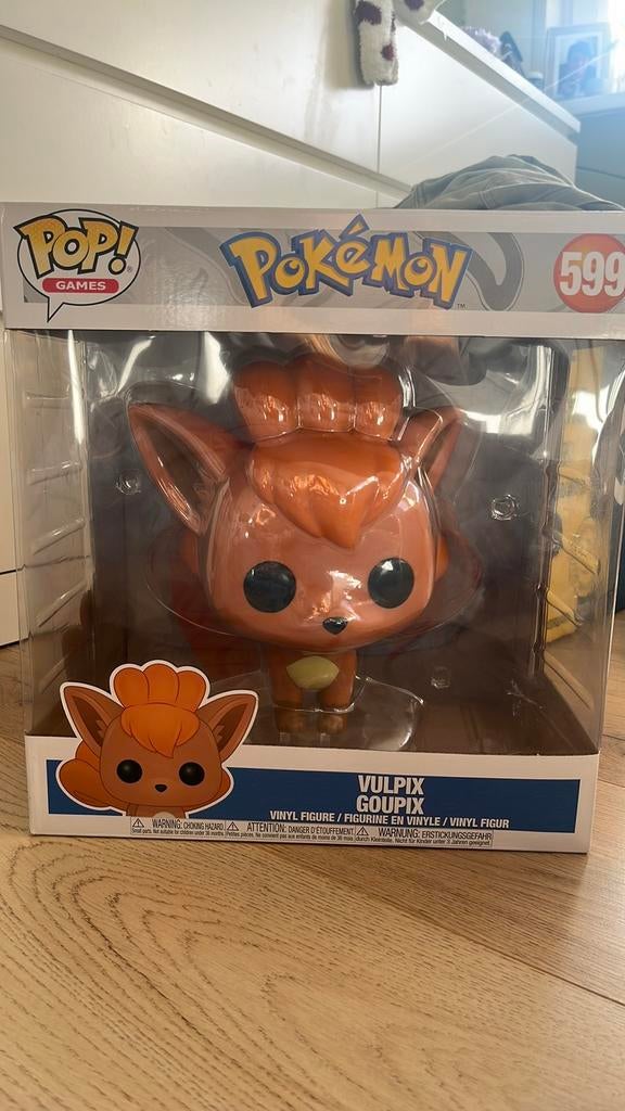 Vulpix Pokemon Funko Pop jumbo size, Verzenden, Zo goed als nieuw