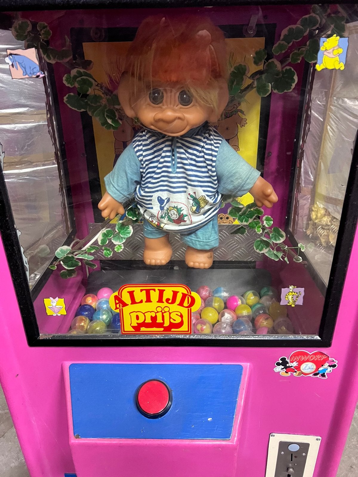Ballen automaat bewegende troll, Ophalen, Zo goed als nieuw