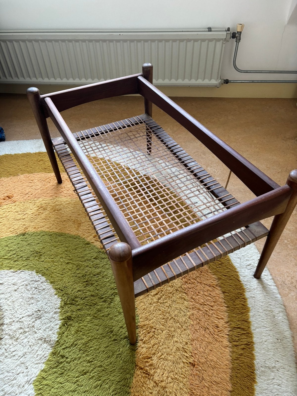Retro vintage jaren 60 salontafel onderstel, Huis en Inrichting, Tafels | Salontafels, Ophalen, Gebruikt