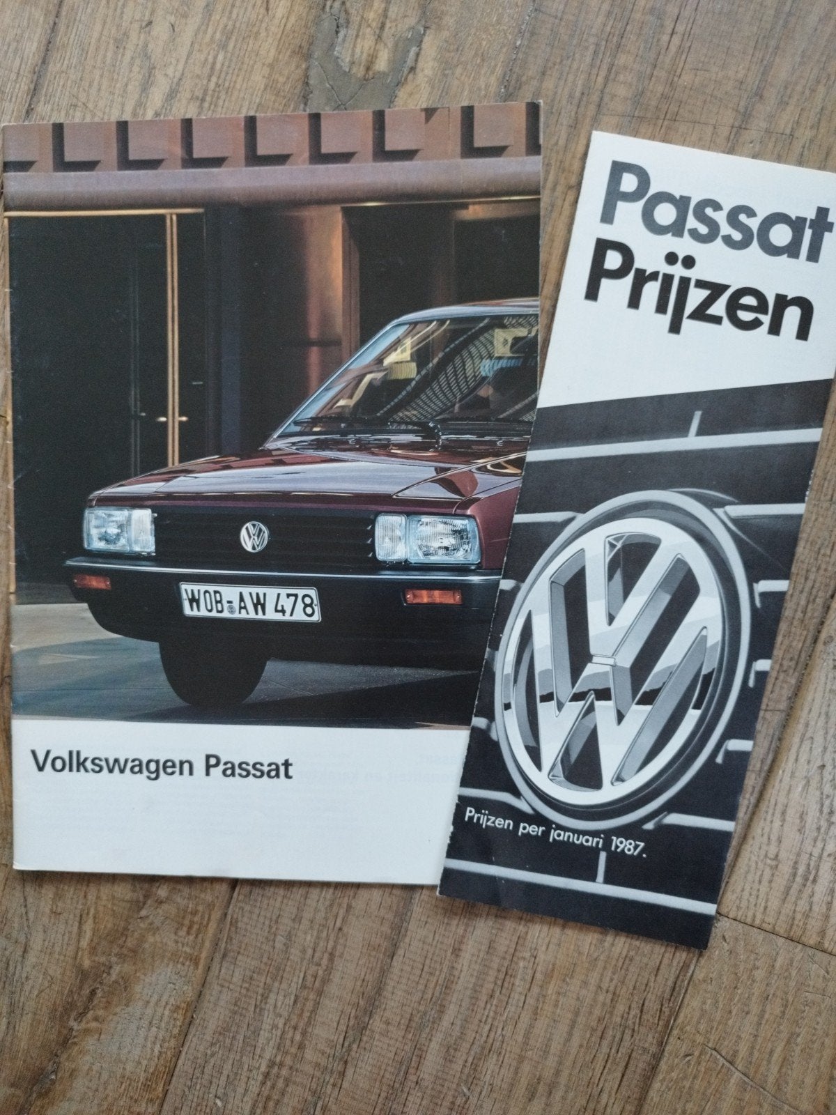 Volkswagen Passat brochure en prijslijst 1986/1987, Volkswagen, Ophalen of Verzenden, Zo goed als nieuw, Volkswagen