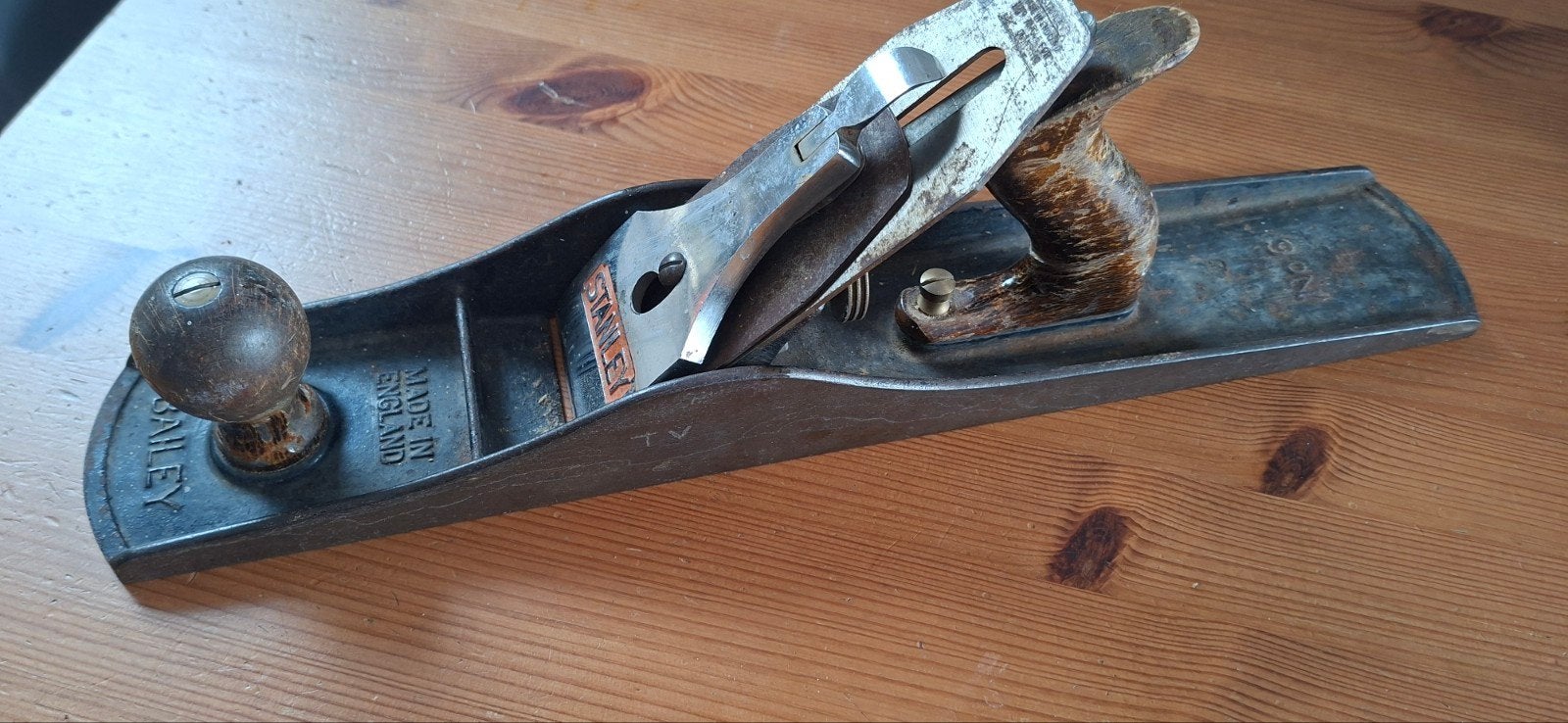 Vintage Stanley Bailey No. 6 schaaf - Made in England, Ophalen of Verzenden