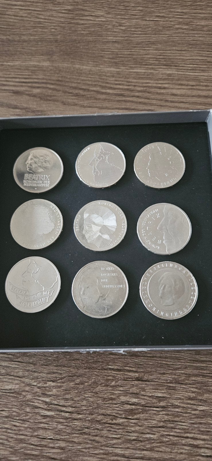 Zilveren 50 gulden stukken Beatrix compleet van 1982 /1997, Setje, Koningin Beatrix, Zilver, Ophalen of Verzenden