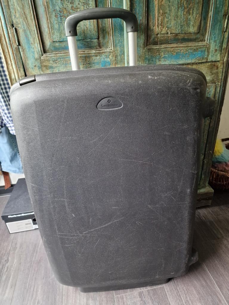 Samsonite koffer, Wieltjes, Gebruikt, Hard kunststof, Ophalen of Verzenden