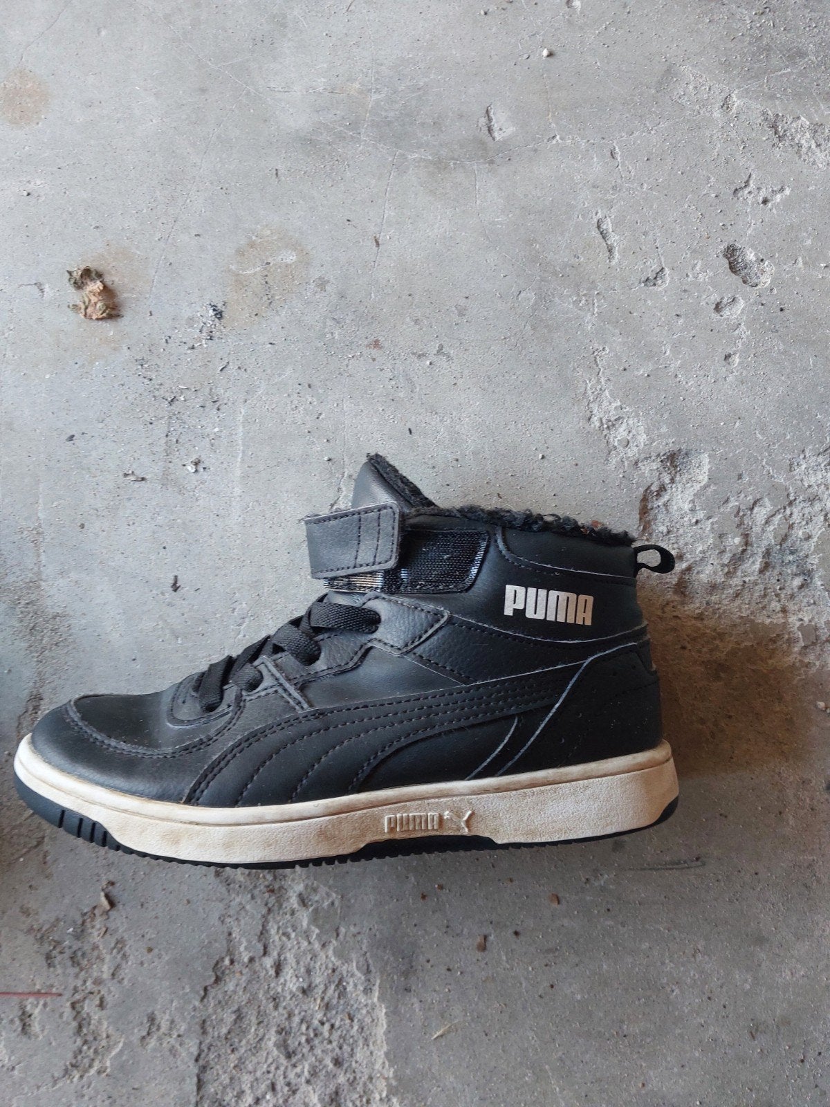 Puma hoge sneakers maat 34 zwart, Gebruikt, Jongen of Meisje, Puma, Schoenen