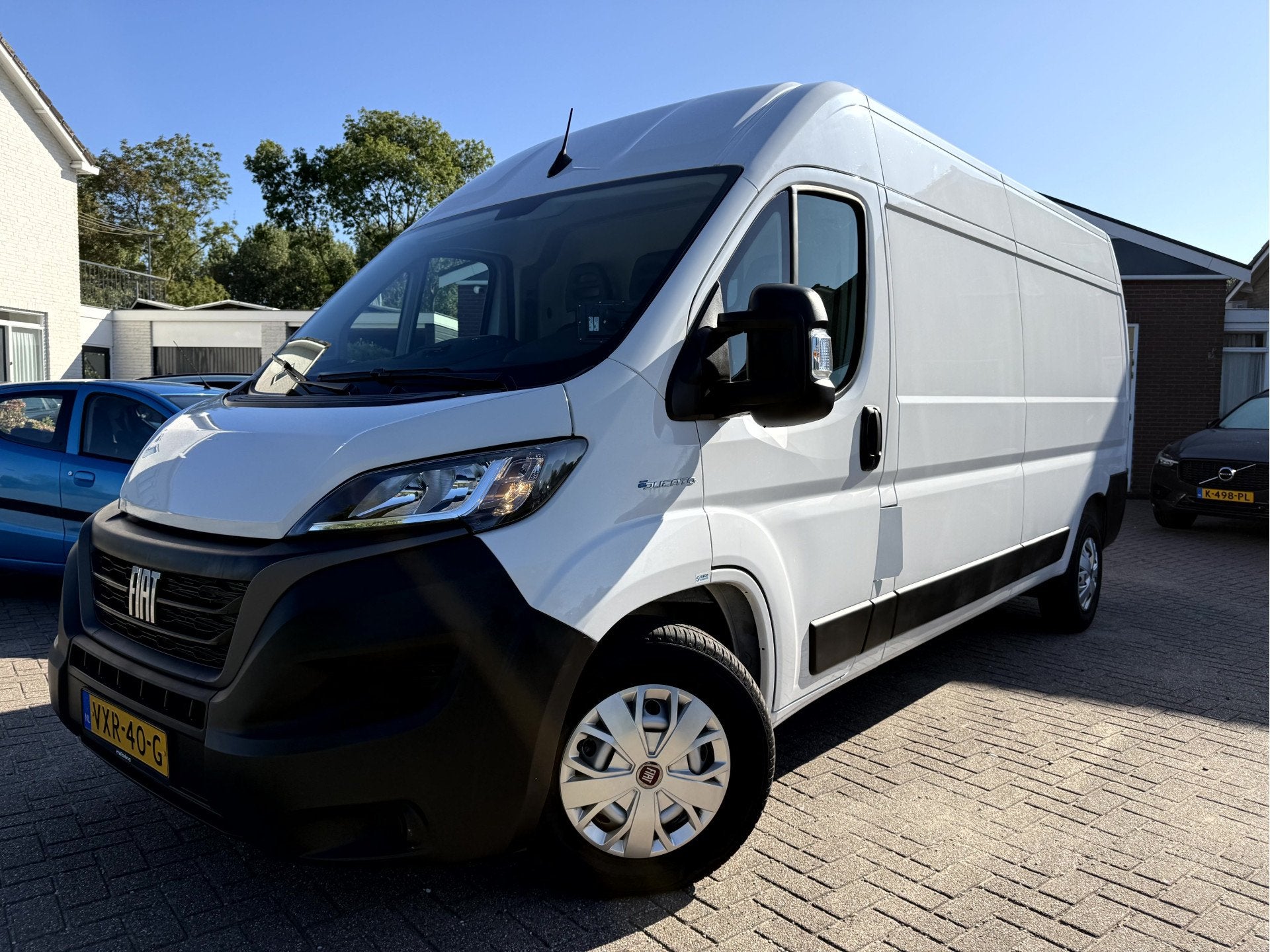 Fiat E-Ducato 3.5T L3H2 79 kWh 4224km!, 3-Persoons, App Conn, Auto's, Dealer onderhouden, Stof, Gebruikt, Zwart