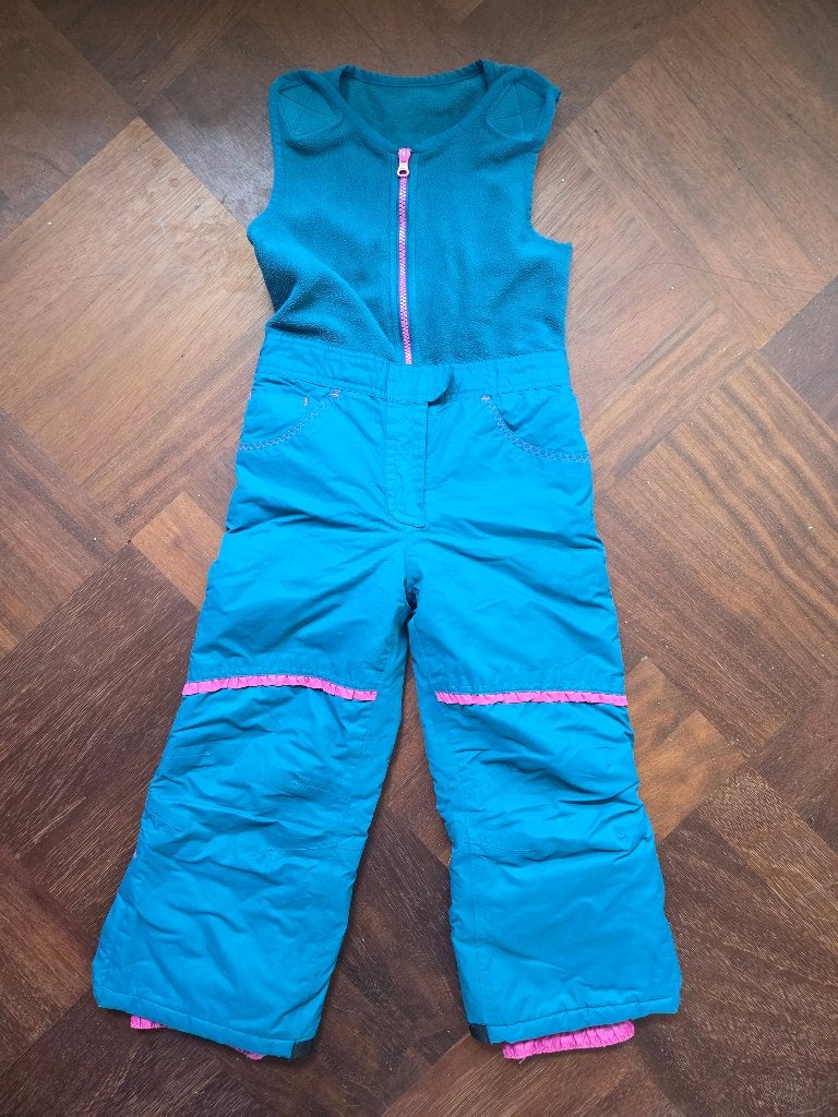 Blauwe skibroek / winterbroek Rodeo maat 110-116, Broek, C&A, Jongen of Meisje, Ophalen of Verzenden