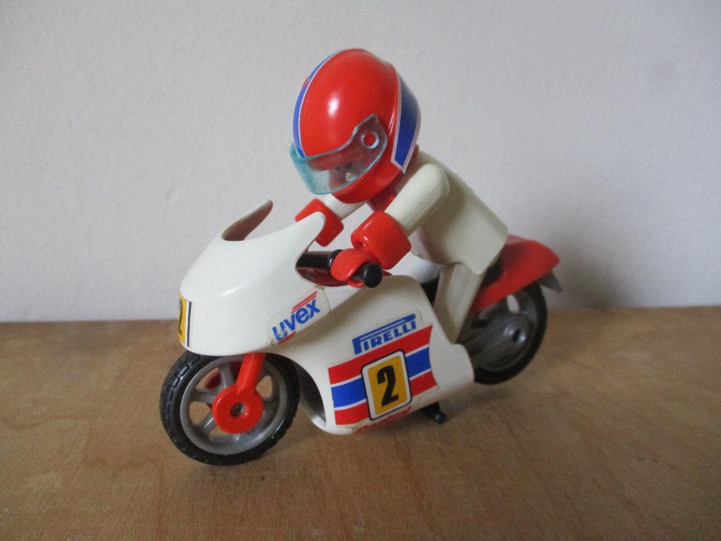 Playmobil 3303 racemotor, vintage, Ophalen of Verzenden, Gebruikt, Complete set