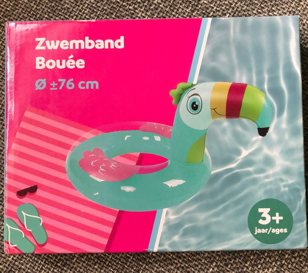 Zwemband toekan 76cm vanaf 3jr, Ophalen, Nieuw