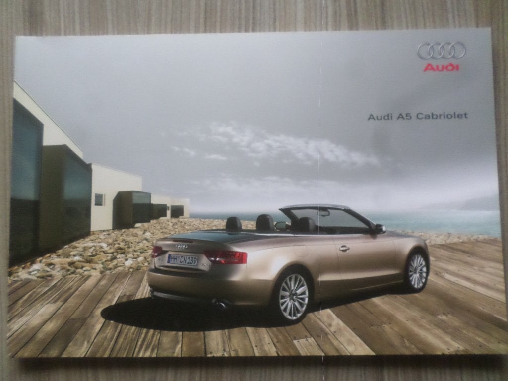 Audi A5 Cabrio Brochure, Ophalen of Verzenden, Zo goed als nieuw, Audi