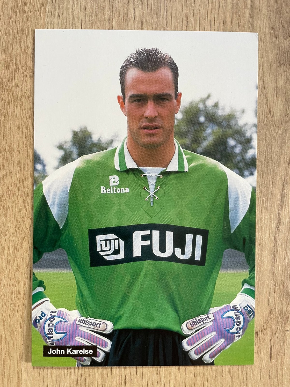 Fotokaart John Karelse (NAC Breda)., Verzamelen, Ophalen of Verzenden, Nieuw, NAC Breda, Spelerskaart