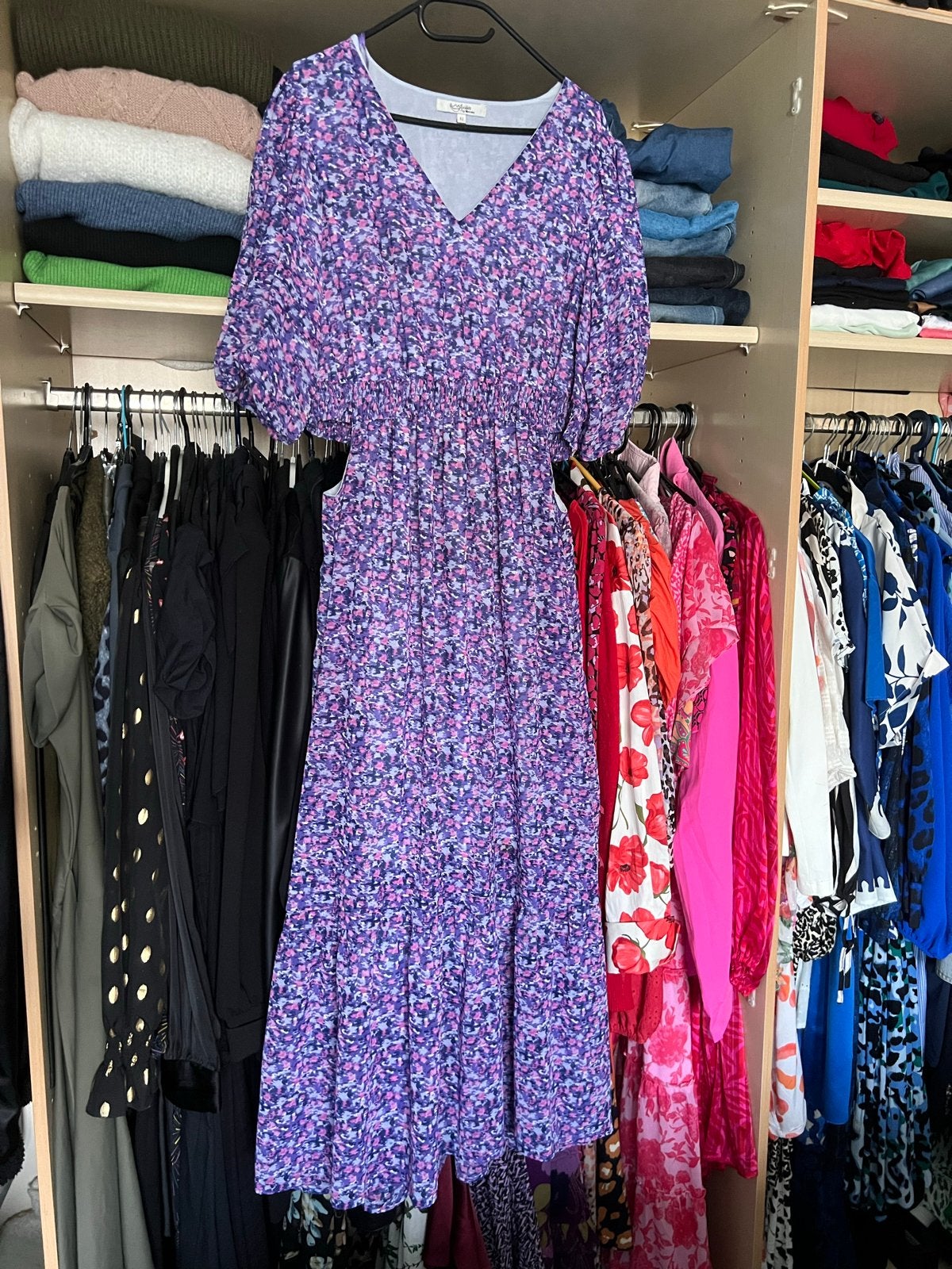 Prachtige zgan jurk van Miljuschka, maat 42, Kleding | Dames, Jurken, Ophalen of Verzenden, Zo goed als nieuw, Maat 42/44 (L)