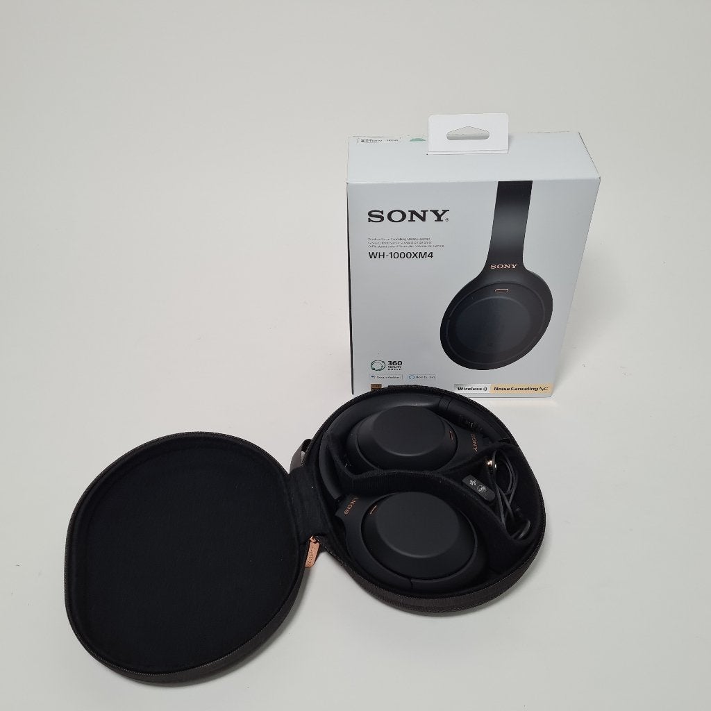 Sony WH-1000XM4 Zwart Draadloze Koptelefoon, Audio, Tv en Foto, Koptelefoons, Bluetooth, Ophalen of Verzenden, Zo goed als nieuw