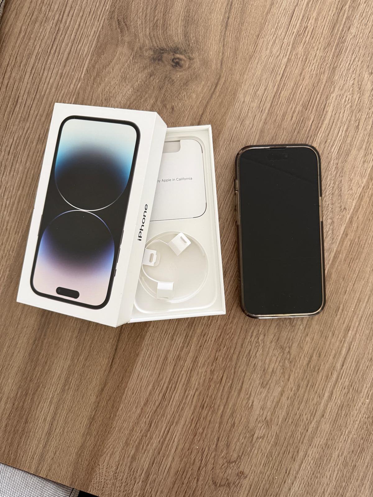 iPhone 14 Pro 128GB - Goede staat, batterij 74%, Telecommunicatie, Mobiele telefoons | Apple iPhone, Zwart, Ophalen of Verzenden
