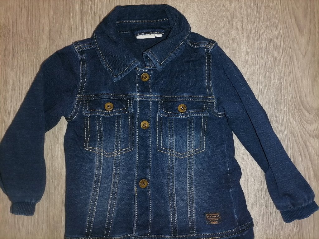 spijkerjasje / vestje van NAME IT ( maat 86 ), Ophalen of Verzenden, Zo goed als nieuw, Jasje, Name It