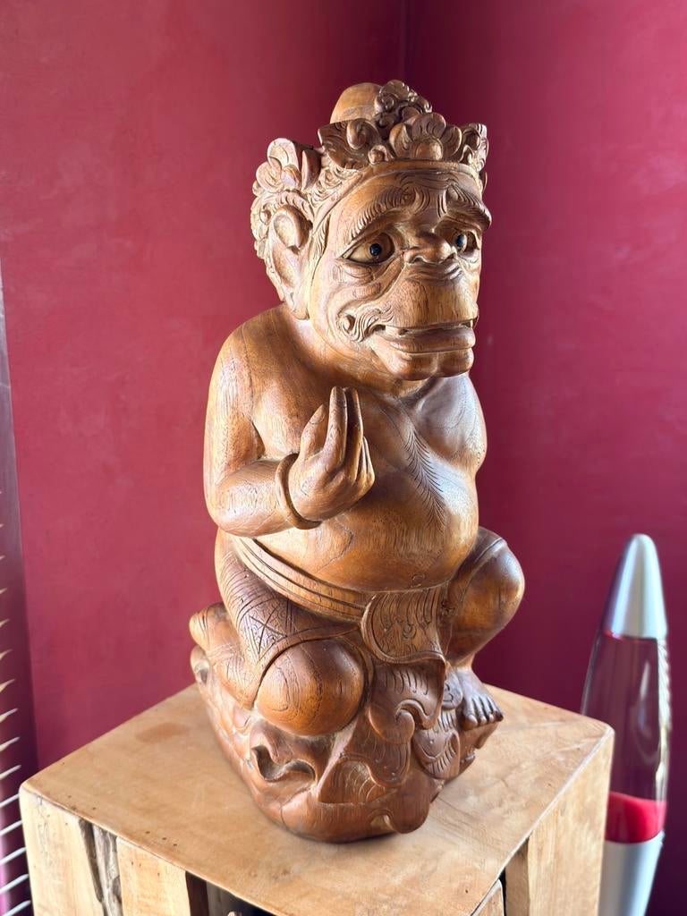 Balinees houtsnijwerk merdah indonesie no keris, Antiek en Kunst, Kunst | Beelden en Houtsnijwerken, Ophalen of Verzenden