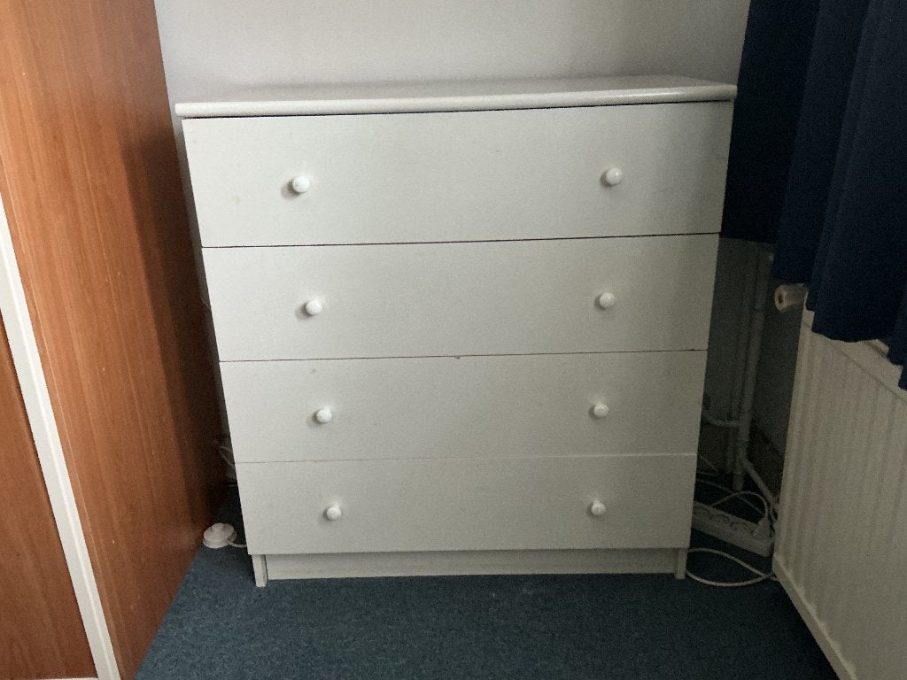 Ladekastje IKEA wit, Ophalen, Gebruikt, 50 tot 100 cm, 3 of 4 laden