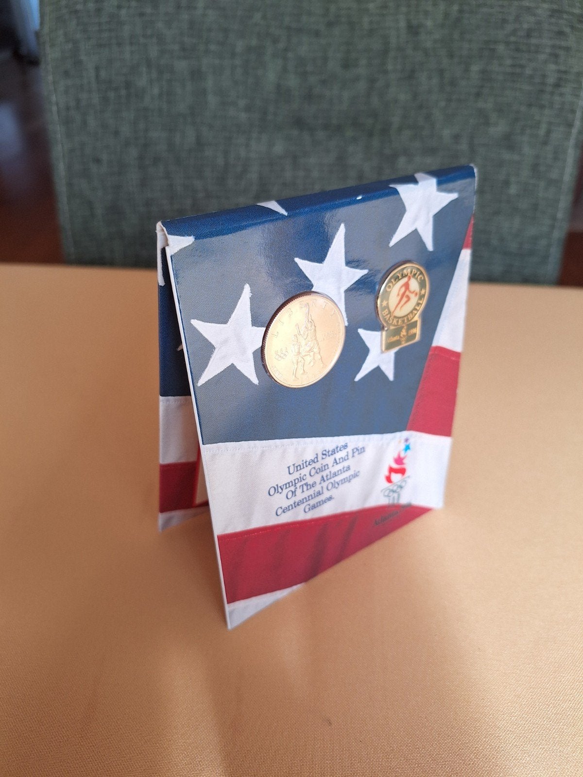 Originele Amerikaanse Olympische Munten Atlanta 1996, Verzamelen, Speldjes, Pins en Buttons, Ophalen of Verzenden, Nieuw, Sport